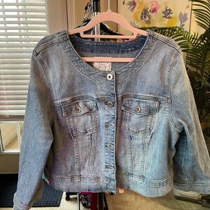Torrid Cropped Denim Jacket
